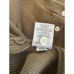 NWOT American Giant Olive Green Waffle Knit Henley Long Sleeve Shirt Womens MED Photo 6