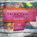 Banana Republic Banana Republic x Trina Turk Collection Shorts Chino 10 Beach Y2K Boho Hippie Photo 7