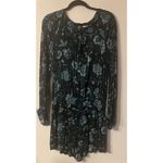 Free People Dance 'Till Dawn Floral Long Sleeve Open Back Romper Sz Large NWOT Photo 2