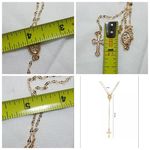 Gold Plated Catholic Rosary Necklace Photo 2