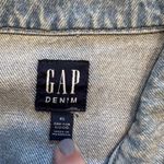Gap  Denim Icon Jean Jacket‎ XS Light Indigo Blue Classic Trucker Cropped Womens Photo 5
