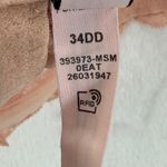 Victoria's Secret  Body Unlined Demi Bra‎ 34DD Peach Lace Bow Adjustable Photo 10