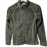 PREDATOR Women's Fleece Fuzzy Warm Coat Jacket Green Size S Small Photo 0