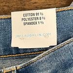 J. McLaughlin  Jaycie Jean 6 NWT $178 Cotton Stretch Straight Leg Blue Denim Ombre Photo 5