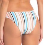 VYB High Leg Stripe Print Bikini Bottoms swim XL Photo 1