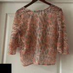 Lovers + Friends Sheer Animal Print Top Photo 1