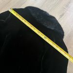 Hudson’s Detroit  Black Faux Fur Coat | Vintage Long Overcoat | Made in England S Photo 11