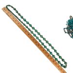 Round Dyed Ball Wooden 46” Statement Handmade Boho Coachella Festival Necklace Photo 3