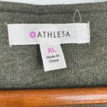 Athleta  Belvedere Quilted Moto Asymmetrical Zip Fleece Sweater Jacket size XL Photo 5