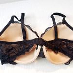 Victoria's Secret Victoria’s Secret Bra Angels IPEX Black Lace Demi Bra Sz 38D GUC Photo 4