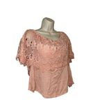 Rhapsody Womens  Lightweight Mauve Top size Large Photo 1