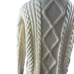 Vamtac Chunky Cable Knit Fisherman Pullover Crew Neck Sweater Size M Photo 6