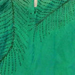 Rory Beca Haldi Beaded Dress size Small Kelly Green Photo 8