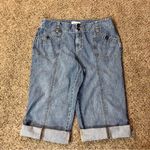 Christopher & Banks Christopher Banks Capris Womens 10P Used Denim Convertible Legs Photo 14