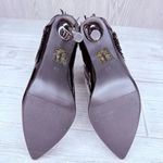 Azalea wang night shift stiletto booties boots black glitter leaf style heel 8.5 Photo 9