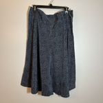 Sundance  A Line Boho Skirt 14 Blue Floral Midi Length Romantic Dance Silk Photo 4