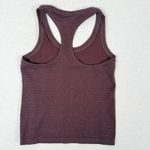 Athleta  Momentum Seamless Racerback‎ Tank Top Womens S Spiced Cabernet Sparkle Photo 2