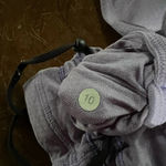 Lululemon Women’s  Lilac purple Charcoal gray workout tank top size 10 EUC Photo 2