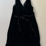 Vince  Silk Blend Velvet Babydoll Dress Photo 0