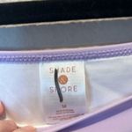 Shade & Shore New  High Leg Extra Cheeky Lavender Bikini Bottoms Medium Photo 5