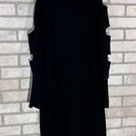 Tess Giberson Black Wool Cutout Long Sleeve Sweater Dress Size S Photo 2