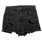 Aeropostale High Waisted Aero Cheeky Jean Shorts Size 8 Cut Off Stretch Photo 0