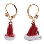 Betsey Johnson NIB Santa Hat Earrings Photo 0