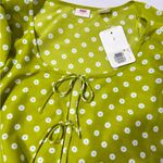 Levi's  Green Floral Tie-Front Blouse Photo 4