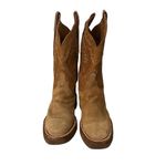 Lucchese 2000 T4106 Brown Leather Suede Embroidered Western Cowgirl Boots 6B Photo 4