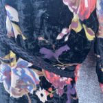 Whimsigoth Juniors Dress M Black Velvet Burnout Empire Floral Dark Romantic Boho Size undefined Photo 8