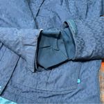 Mountain Hardwear  Miss Snow it All Blue hooded winter Ski Jacket DryQ gaiter med Photo 5