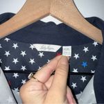Lady Hagen Navy Star-Patterned Sleeveless Collared‎ Top Polo Preppy Photo 2