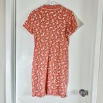 Tommy Bahama S Orange Pink Polo Dress Palm Tree Boat Print Tropical Short Sleeve Photo 1