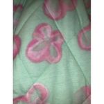 Wild Fable Jacket Womens Large Green Pink Full Zip Quilted Floral Coat Photo 3