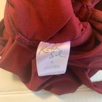 Kona Sol Burgundy Women's Macrame Medium Coverage One Piece Swimsuit Size S Photo 4