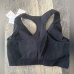 Cosmolle Athletic Sports Bra Wireless Black racerback XL Photo 1