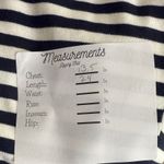 J.Crew NWT Nautical Striped Short Sleeve Long Casual Cotton Top XS Blue White Photo 6