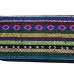 Western Aztec Southwestern Woven Wallet Wristlet Purple Photo 1