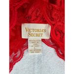 Victoria's Secret  Chemise Slip Dress Red Lace Gold Label Women's L Vintage Y2K Photo 6