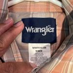 Wrangler  Western Casual Button Down Shirt Pearl Snap Plaid Size Med EUC #4468 Photo 4