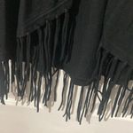 Michael Kors  Fringe Black Color Women’s Size Small Open Cardigan Sweater Photo 2