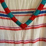 Velvet embroidered cotton beach cover up White Size M Photo 4