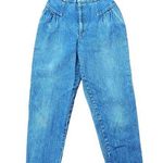 Cheryl Tiegs Size 12 Jeans Vintage 70s Pleated Front Baggy Bareback High Rise Blue Photo 0