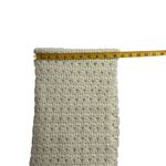 Vintage Women's Crochet Fringe Knit Shawl Scarf 66"x10.5" Cozy‎ Warm Photo 3