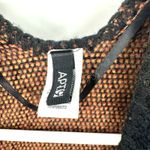 Apartment 9 One Size Sweater Brown Dark Neutrals Open Front Heavy Knit‎ Shawl Photo 4