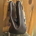 Coach Madison 25642 Ocelot Print w/Tan and dark brown leather.Peach color lining Photo 3