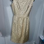 An Original by “Meg” Vintage 1970s Gold Brocade Dress See Measurements EUC Size M Photo 4
