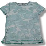 Free People Top Size Small Women's Camo Tee Loose Camouflage T-Shirt Lightweight Photo 0