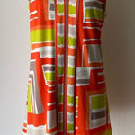BCBG Maxazria sz S‎ bright multicolor retro mini shift dress Photo 0