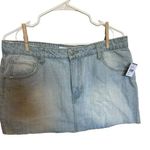 RSQ  light wash mini denim skirt size 32 nwt Photo 0